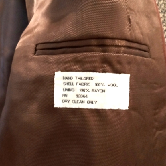 Vintage MADISON RHODES Wool Tweed Jacket - Picture 14 of 14